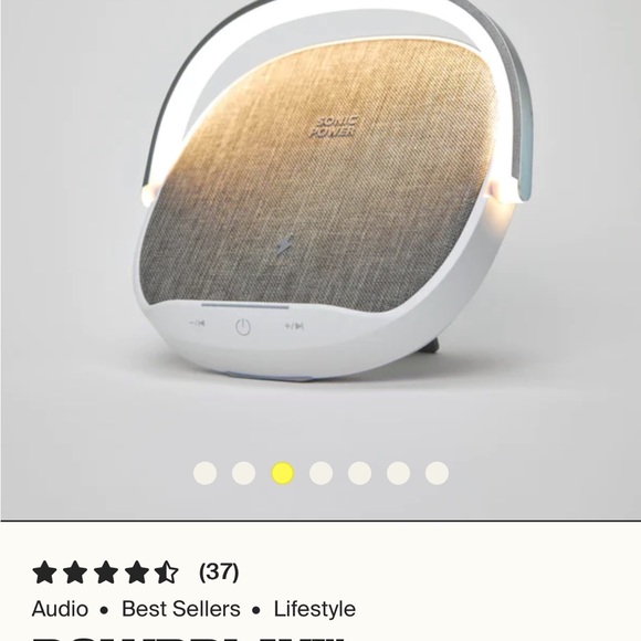 Sonic Power Bluetooth Speaker with Wirless Charging - Picture 6 of 7